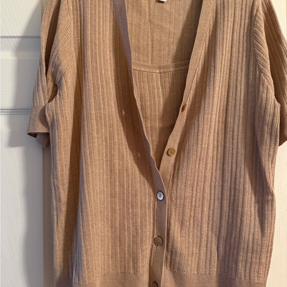 Chico's Light Brown Knit Sweater